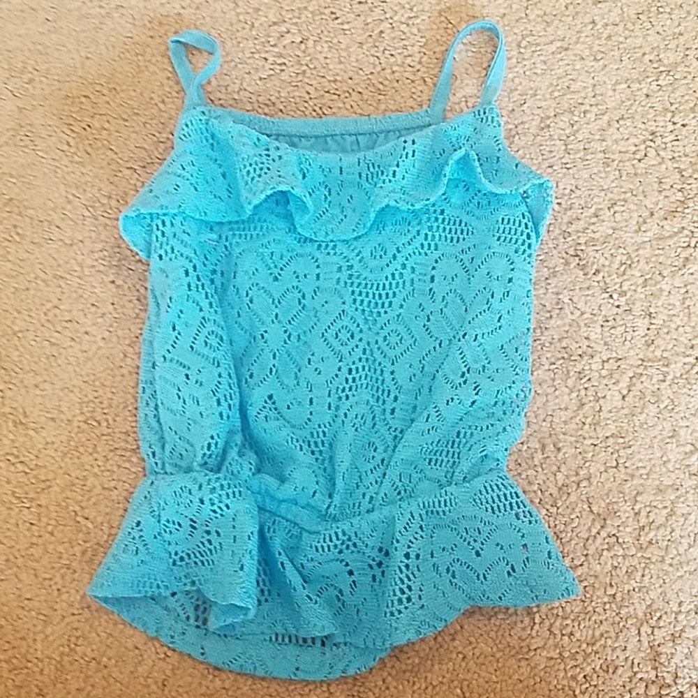 Blue toddler tank